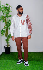 JADEN SHIRT - Tan & Tobe